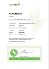 Certificate climate neutral company 2022